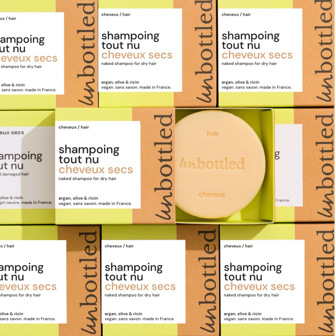 Duo de Shampoings Solides Tout Nu - Cheveux Secs & Abimés