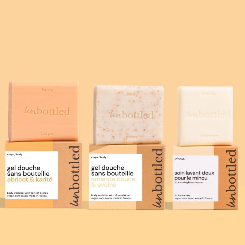 Trio de Gels Douche & Soin Intime