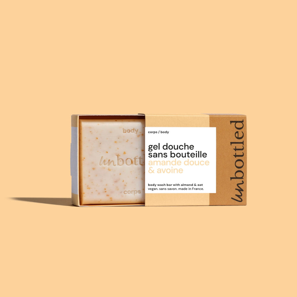 Gel Douche Sans Bouteille • Avoine & Amande Douce