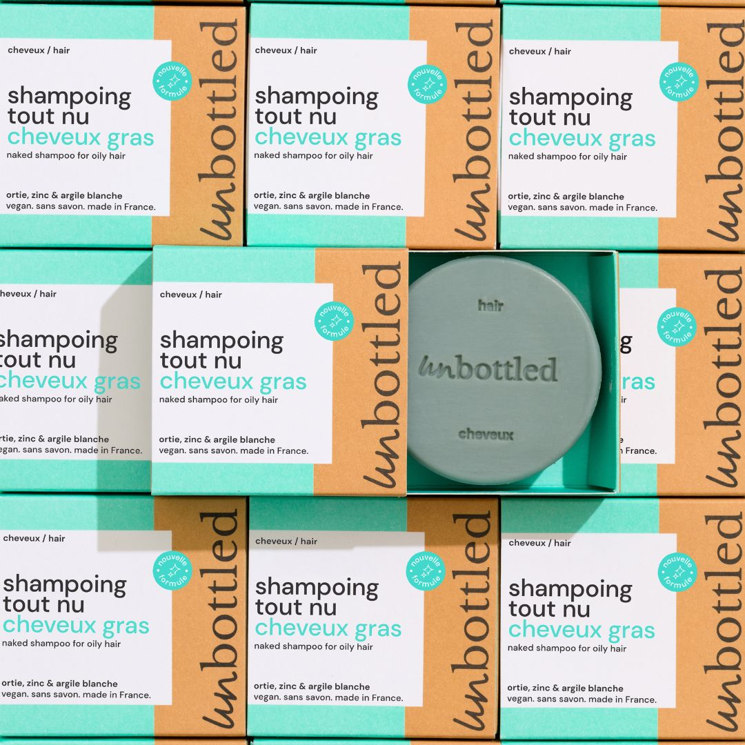 Shampoing Solide Tout Nu • Cheveux Gras & Pellicules