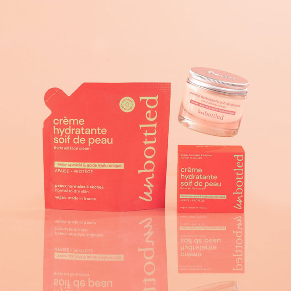 Duo Crème Visage Hydratante Soif de Peau & sa Recharge