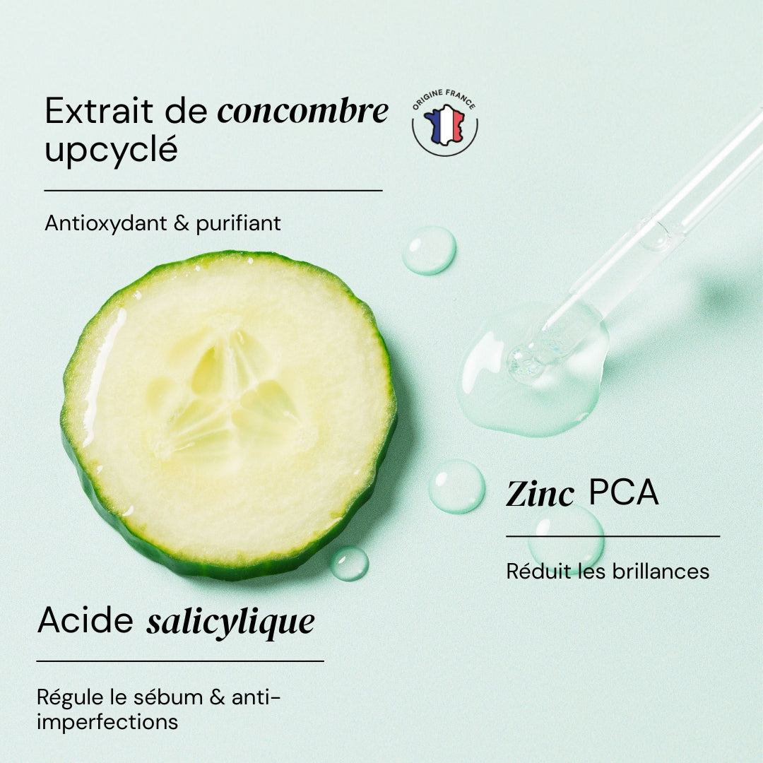 Duo Gel Visage Hydratant Mat(t)e-Moi Ça & sa Recharge