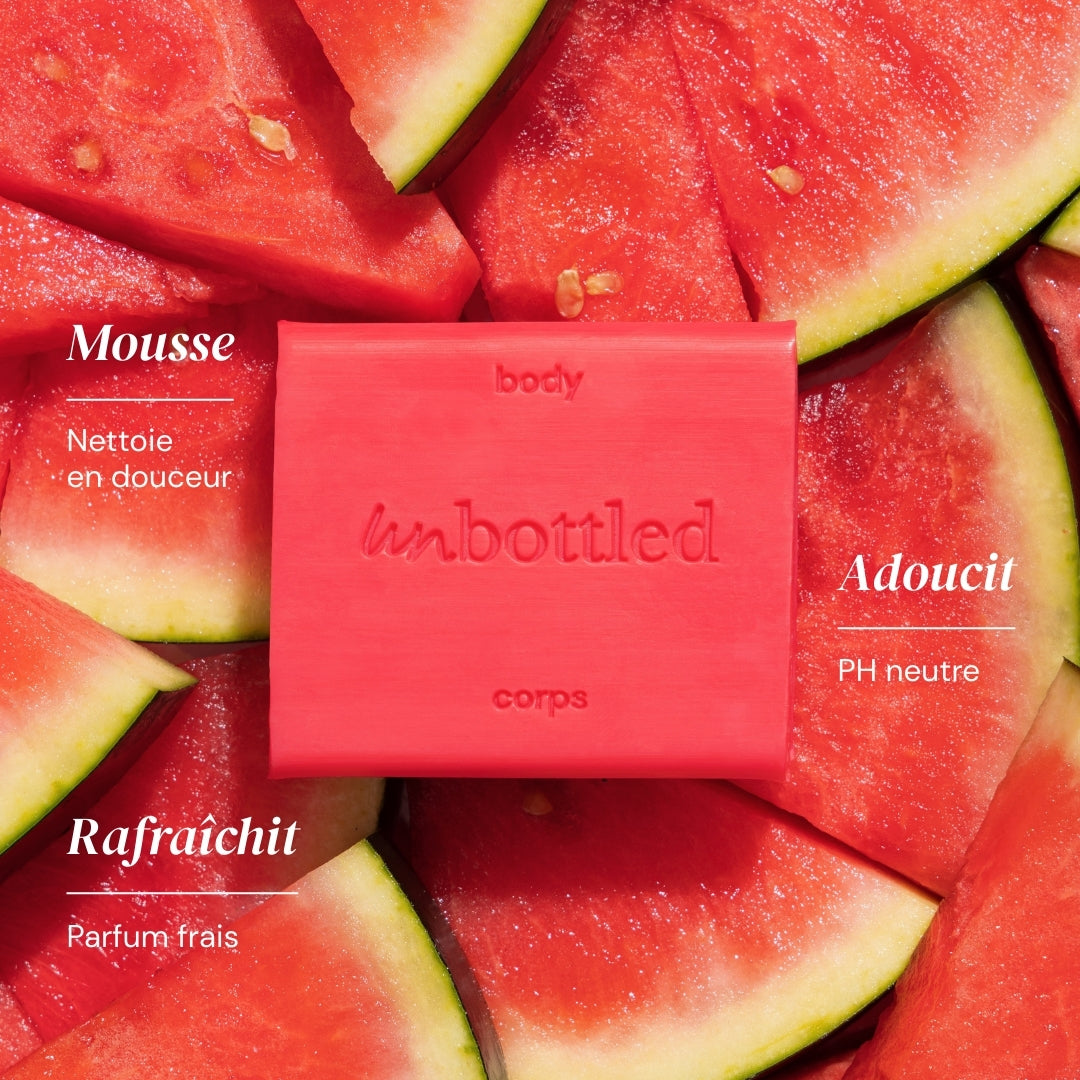 Gel Douche Sans Bouteille - Melon & Pastèque