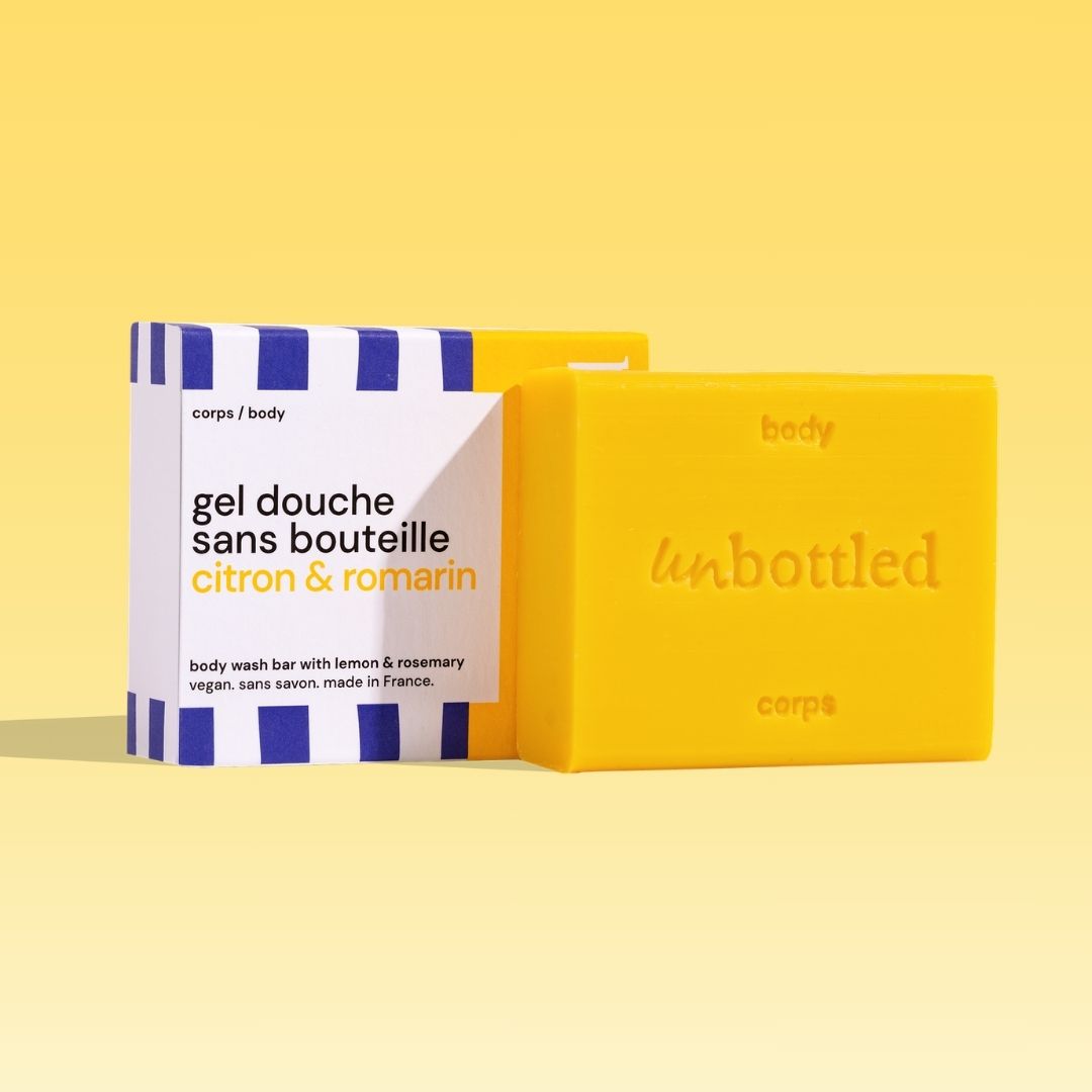 Gel Douche Sans Bouteille • Citron & Romarin