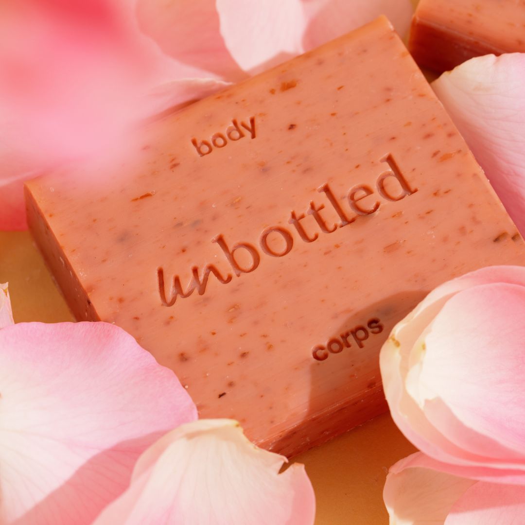 Duo de Gels Douche Sans Bouteille - Rose & Karité