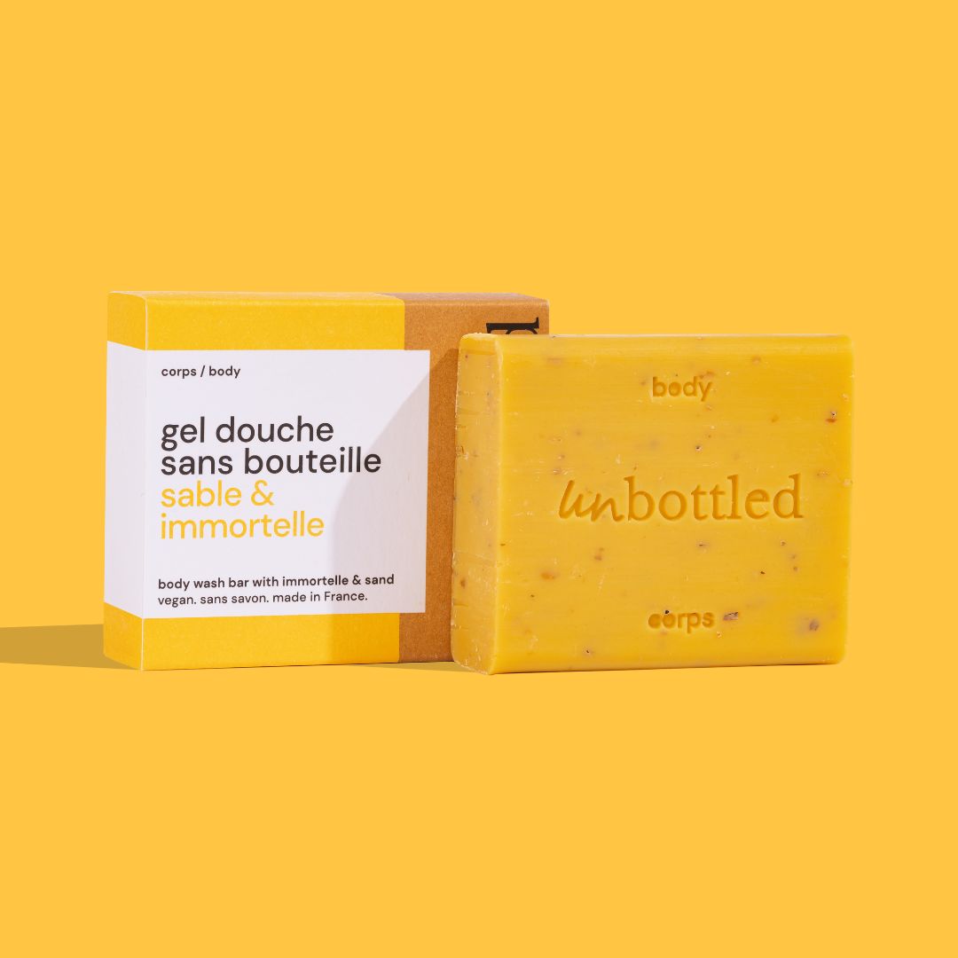 Gel Douche Sans Bouteille • Sable & Immortelle