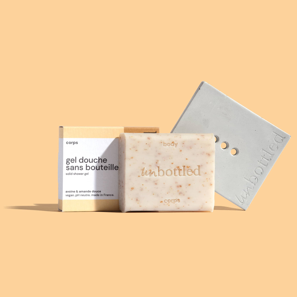 Duo de Gels Douche Sans Bouteille - Avoine & Amande Douce