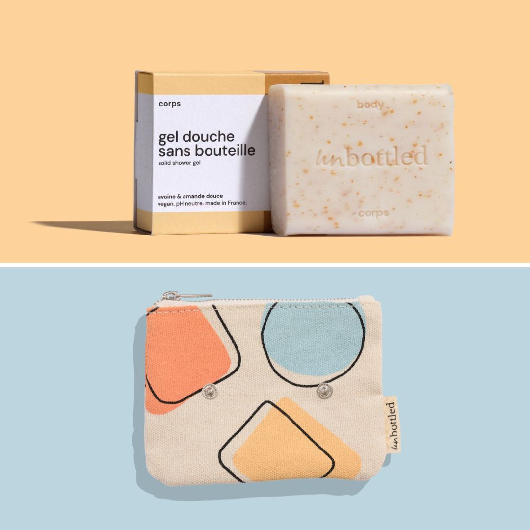 Gel Douche Avoine et son Éco-Trousse