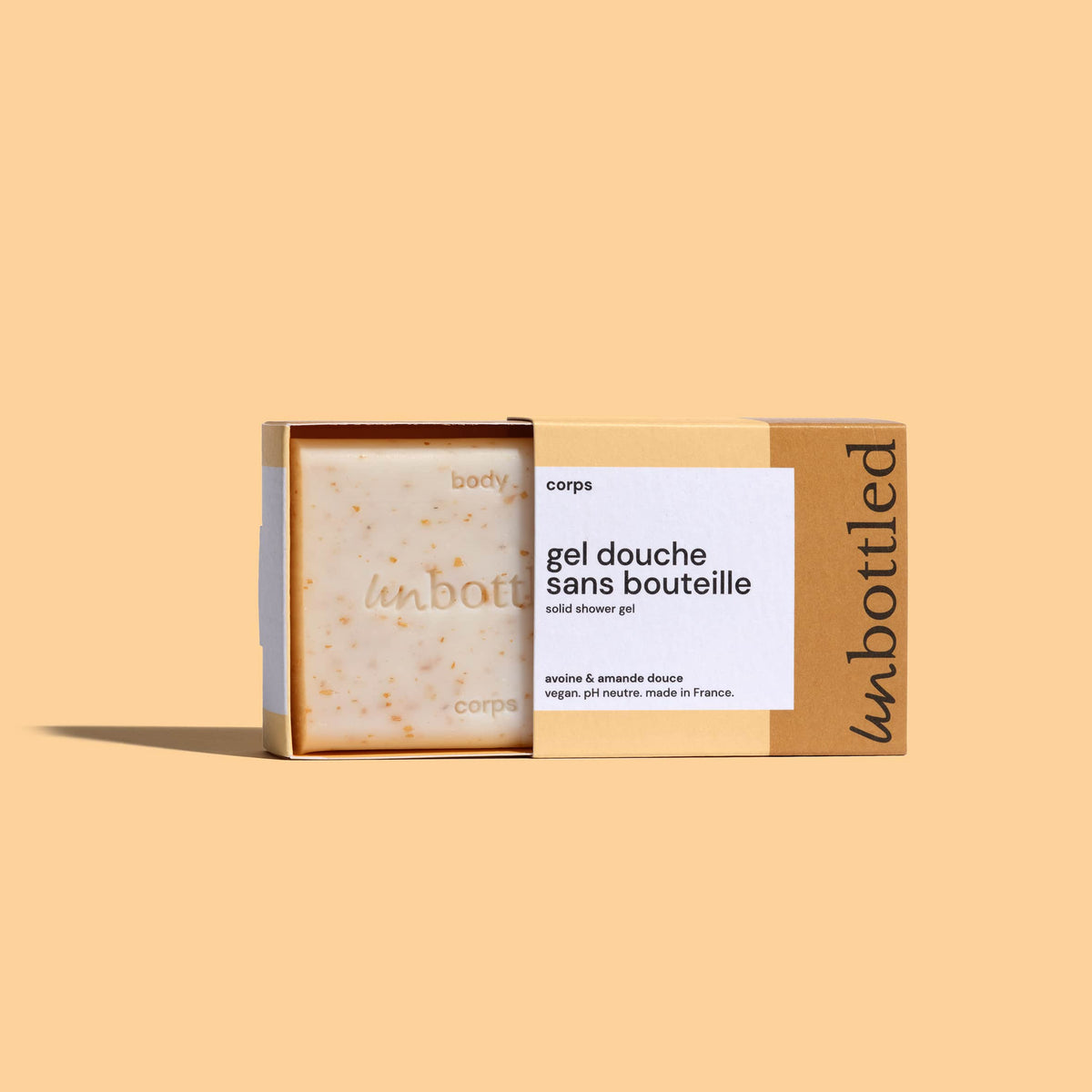 Duo de Gels Douche Sans Bouteille - Avoine & Amande Douce